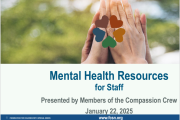 Mental Health Resources for Staff