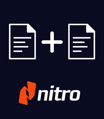 document + document icon with the Nitro logo